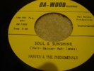 RARE OHIO Funk 45 on Da-Wood: HARVEY & THE PHENOMENALS/Soul & Sunshine