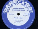 Barry Brown & Ranking Toyan - Peace and Love UK orig 12