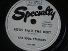 Soul Stirrers Sam Cooke Jesus Paid the Debt rare Specialty promo gospel 78rpm