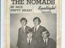 Texas Garage 45 Nomads Be Nice/Empty Heart Picture Sleeve Rare