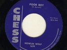 BLUES ROCK / BLUES--CHESS--HOWLIN WOLF--POOR BOY--HEAR BOTH -1957