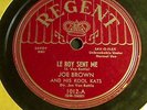 Joe Brown & The Kool Kats LeRoy sent me Regent 1012 doo-wop/blues  78