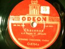 2x 78rpm GERHARD TASCHNER violin solo BACH CHACONNE