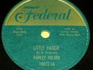 FAIRLEY HOLDEN Federal 10022 String Band - Little Magie 78 RPM Record Nice