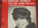 David Jones THE GIRL FROM CHELSEA w/PS Picture Sleeve Davy Jones The Monkees