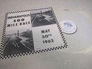 1962 Indianapolis 500 Auto Race LP RARE Sounds of Speed
