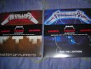 METALLICA 2LP master of puppets & 2LP ride the lightining