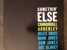 CANNONBALL ADDERLEY SOMETHIN' ELSE BLUE NOTE 1595 New York USA RVG Stereo 1958