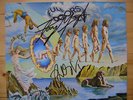 THE DOORS full circle LP signed by ray manzarek + robby krieger