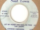NORTHERN SOUL TAN-GEERS LET MY HEART AND SOUL BE FREE OTIS LEAVILL  45 hear