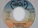 70's Soul 45 NITEFLYTE All About Love ARIOLA HEAR
