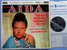 RENATA TEBALDI & KARAJAN Aida  ORIG Decca WBg SXL 2242 UK-1960  MINT