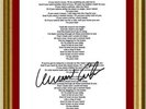 Leonard Cohen - Hand Signed Original - Very Rare