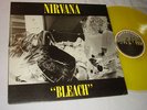 NIRVANA bleach LP 1989 WATERFRONT DAMP-114  RARE AUSSIE yellow vinyl  MINT-