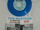 BEATLES DECCAGONE To Know Him Is To Love Him Besame Mucho BLUE WAX 45 w/ PS