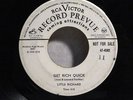 LITTLE RICHARD Get Rich Quick RCA Victor 47-4582 white label promo 45