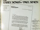 PAUL SIMON.EARLY SONGS OF. BOOK + PROMO RECORD. PIX & LYRICS, hear samples