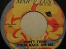 JOHNNY SAYLES-Don't Turn Your Back On Me-Rare Northern/R'n'B Soul-Hear