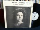 RARE AUDIOPHILE direct to disc PAULA LAMPKIN In Opera & Song  signed  private LP