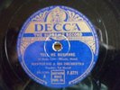 MANTOVANI and His Orchestra Val Merrall Tell me Marianne 78 DECCA F8771