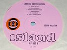 John Martyn UK LONDON CONVERSATION 1st Laminated front textured label pink eye