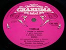 Genesis - Trespass(UK 1970 1ST PRESS VINYL ALBUM / EX+ VINYL / A2/B2)