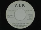 VELVELETTES motown 45 LONELY LONELY GIRL/EXCEPTION TO RULE  VIP VG++/VG to VG+