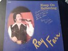 RAY FARR Keep On Believing LP PRIVATE rare modern soul 14KT. GOLD signed 