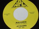 Avalons 45 rare new breed soul R&B doo wop on NPC - Malanese