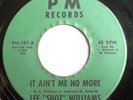 70's SOUL 45-LEE SHOT WILLIAMS-IT AIN'T ME NO MORE /I F