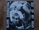 BLANK GENERATION - Out Of My Head LP OI Skinhead Hammer Rec.