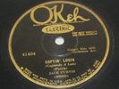 Jack Purvis on Okeh 78 41404 - Copyin' Louis / Mental Strain at Dawn