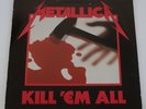 Metallica Kill 'em All Orginal LP Vinyl Record Megaforce MRI-069 1983 Kirk Lars