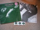 the smiths lp queen is dead, morrissey, & 3 stickers,  rough trade EX