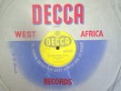 78rpm African Highlife Twi BLACK BEATS BAND rec. in GHANA glossy as new sleeve