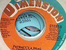 The Smith Brothers DJ 45 Payback's A Drag/MONO MINT 1974 DIMENSION NORTHERN SOUL