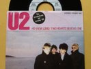 U2 - 40 (How Long) b/w Two Hearts Beat as One - German Imp - Original 45 w/PS