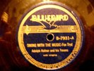 78RPM-ADOLPH HOFNER & TEXANS-BLUEBIRD 7931-SWING WITH THE MUSIC-KEEP OLD GUITAR