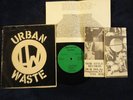URBAN WASTE ORIGINAL1982 EP RARE NYHC/PUNK  WITH 2 INSERTS MOB-STYLE RECORDS
