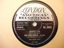 ROCK'N'ROLL / SURF 78 RPM - JAN AND ARNIE - JENNIE LEE - LONDON EX COND.