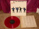 THE BEATLES HELP LP MONO JAPAN JAPANESE RED VINYL EXCELLENT