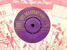 GOLD LETTERING MAUVE UK HMV 