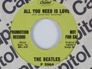 Rock 45 THE BEATLES All You Need Is Love CAPITOL NM promo