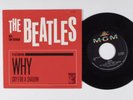 Rock 45 THE BEATLES Why MGM VG++  picture sleeve