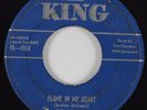 Doo Wop 45 CHECKERS Flame In My Heart KING HEAR