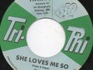 Harvey - She Loves Me So - Original Press Tri - Phi 7 Inch