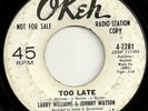 LARRY WILLIAMS & JOHNNY WATSON 