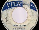 CHAVELLES Valley Of Love ORIGINAL 1956 US VITA 45 DOO-WOP VG-/VG