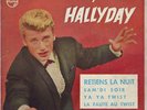 JOHNNY HALLYDAY -RETIENS LA NUIT -RARE SPANISH EP 1963 BLUE VINYL