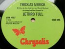 JETHRO TULL Thick As A Brick 1972 UK CHRYSALIS 1st WHITE i PRESSING